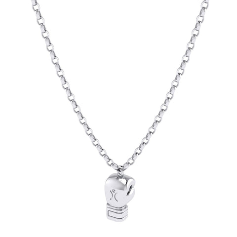 Sterling Silver Boxing Glove pendant on chain