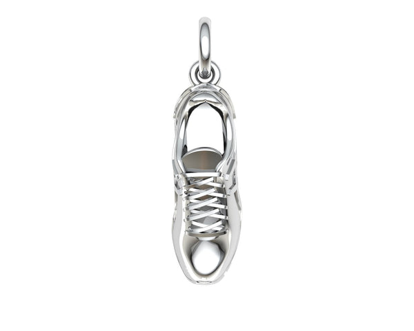 Sterling Silver Running Shoe pendant/charm